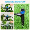 Gardrip 25 Pieces Drip Emitters Fan Shape with Stake for