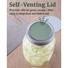 Elementi Mason Jar Fermentation Lids - Set of 4 Easy