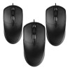 Importeek 10pz Mouse Optico Alambrico Usb Ergonomico Portatil Pc Lapto