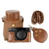 MUZIRI KINOKOO XE4 Mini Lens Bag PU Leather Detachable Adjustable