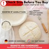 Bulka Large Round 9" 1kg Waffle Banneton Bread Proofing Basket