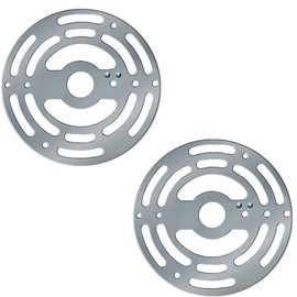 RddenIy Ceiling Light Fixture Mounting Bracket with 4 Inches Diameter Universal Light Crossbar, Steel Crossbar Plate for Mount Wall Light, Close to Ceiling Light, Chandelier - Pack of 2