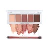 Jutqut 5 Colors Brown Matte Eyeshadow Palette, Long Lasting and