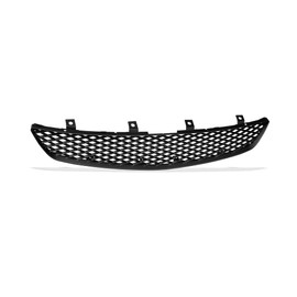 Armordillo Mesh Style Front Grille|Compatible With 2002-2005 Honda Civic Si EP3 2 Door Hatchback|8739327|Matte Black|Front Hood Bumper Grille