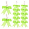 PATIKIL 3 Inch Mini Burlap Bows for Crafts, 12 Pcs