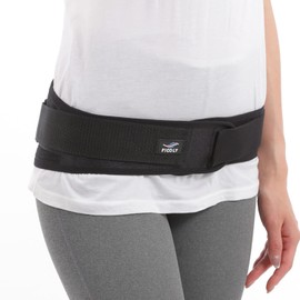 FiCOLY FW-4 Pelvic Belt, For Lower Back, Mesh, Lumbar Supporter, Rubber, Large Size, For Women And Men