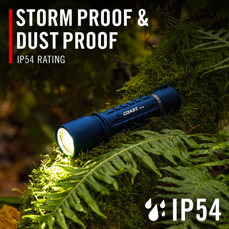 Coast XP11R 2600 Lumen USB-C Rechargeable LED Flashlight with Slide