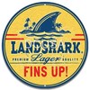 Land shark Lager Beer Small 12" Metal Wall Sign