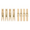 Elliott Traditional Pinewood Clothes Pegs with Contoured Design to Prevent
