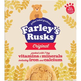 Farley's Rusks Original Biscuits 300g – Made from the finest baby grade ingredients. A great way to gradually introduce your baby to solid foods. Packed with 7 key vitamins and minerals