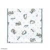 mofusand 43-0100070 Shark Towel Handkerchief, Blue, Cat, Cute Gauze Pile,
