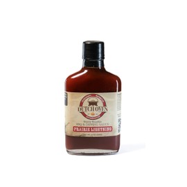 Outback Cookin Lightning Cherry Chipotle BBQ & Dipping Sauce - Kansas City Style Barbeque Sauce - Perfect for Grilling, BBQ, Marinades, Chicken, Wings, Pizza, Tacos, Burgers, and Steak Lovers - 8oz Flask Bottle, 2 Pack