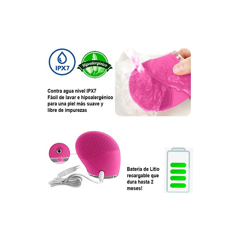 VAK SUPER LIMPIADOR FACIAL 14S CON TERAPIA LUZ PURIFICADOR RESTAURADOR