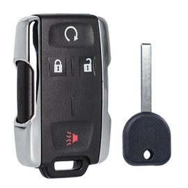 Key Fob Remote Replacement Fits for Chevy Silverado Colorado GMC Canyon Sierra 1500 2500 3500 2014-2021 M3N-32337100 315mhz with Uncut Transponder Ignition Key B119 HU100