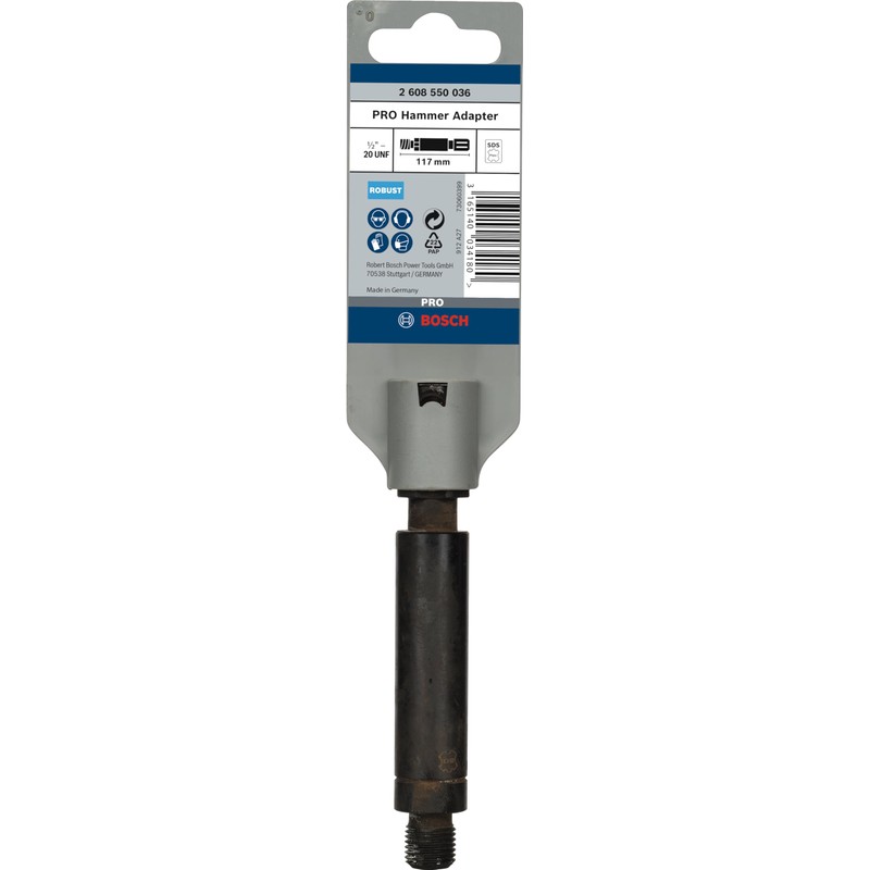 Bosch 2608550036 SDS-Max Chuck Adapter 1/2 inch - 20 UNF