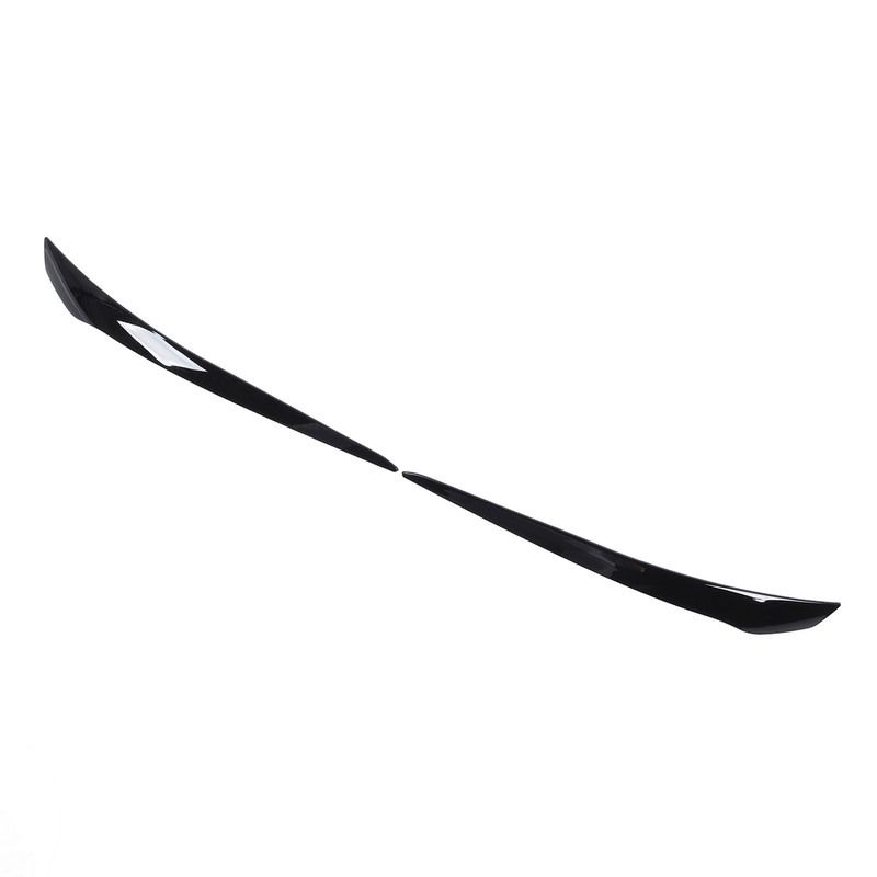 2 Pcs Headlight Eyebrow Headlamp Eyelid Cover Trim Frame Decal