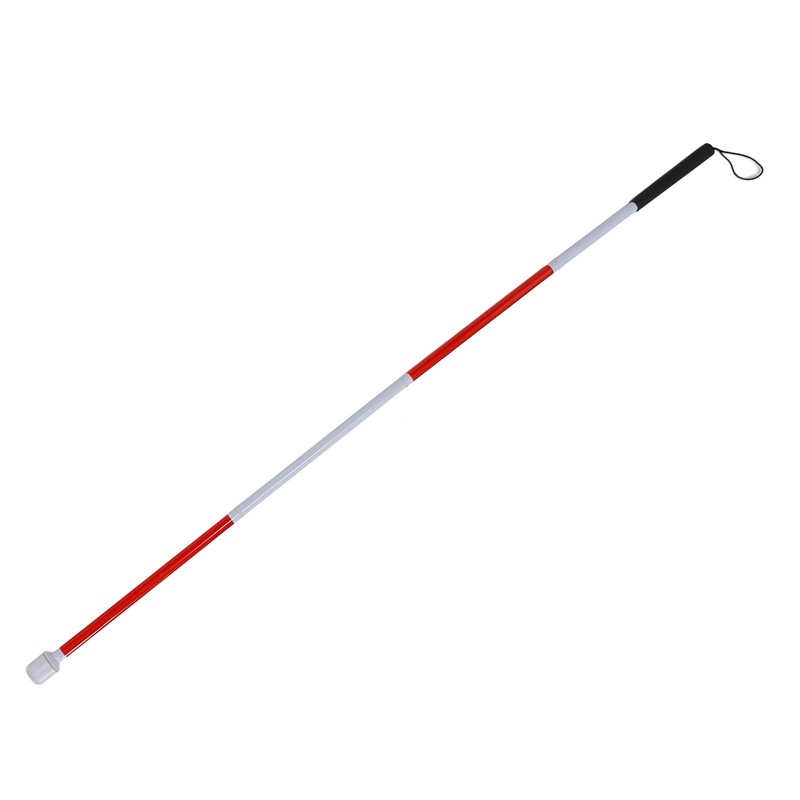 Blind Guide Cane Aluminum Alloy Portable Folding Walking Stick for