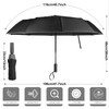 ZUOYOUZ Windproof Travel Umbrella,10 Ribs Folding,Lightweight,Sturdy,Strong and Automatic Vented Double