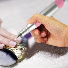 TENOL Electric Nail Drill Machine Replacement Handle Accessories Electric Nail Drill Pen Professional for Salon, Trimming, Cutting, Pink