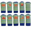 10 Pack Golf Iron Headcovers Stripe Pattern with Iron Headcovers