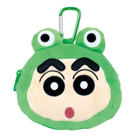 Tees Factory Crayon Shin-chan Plush Zipper Mascot Pouch with Carabiner KS-5546156KA