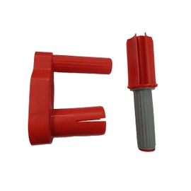 Freiziel® Dispenser for stretch film, plastic, red