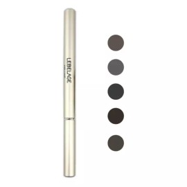 Leverage 르베라쥬 우드아이브로우 펜슬1P 5종 선택형-D 오토아이브로우 [04-흑갈색] Leverage Wood Eyebrow Pencil 1P 5-Select Type-D Auto Eyebrow [04-Black Brown]