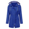 LOMON Raincoat Women Waterproof Long Hooded Trench Coats Lined Windbreaker