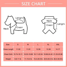 Moorfowl French Bulldog Summer Dress Watermelon Sundress for Pug Corgi Doggie Shoulder Strap Skirt Fashion Outfits for Holiday Party Birthday (XL(Chest 19.68"-24.40"))