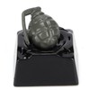 Decorative Keycap Aluminum Alloy Grenade Shape Translucent Mechanical Keyboard Accessories
