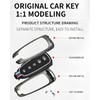 YONUFI for Ford Key Fob Cover Case, Metal Shell Car