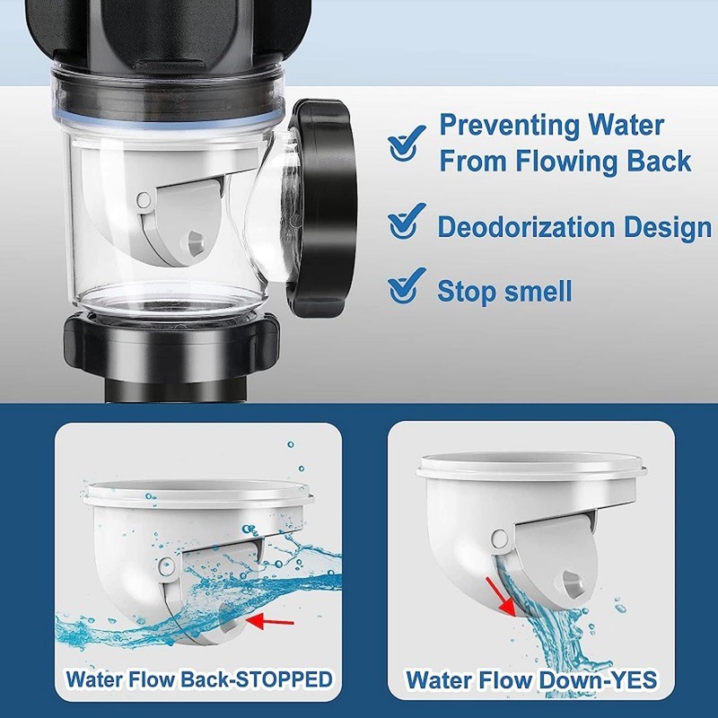 BCENG Sink Drain Kit with Waterproof Tape and Pop-Up Drain