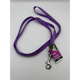 Meijer Pet Leash Small Purple Nylon 3/8-Inch-Wide by 5-Feet Long by Meijer