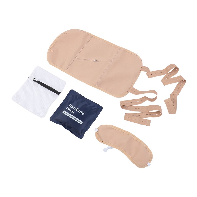 Castor Oil Pack Wrap Kit Reusable Adjustable Organic Cotton Castor