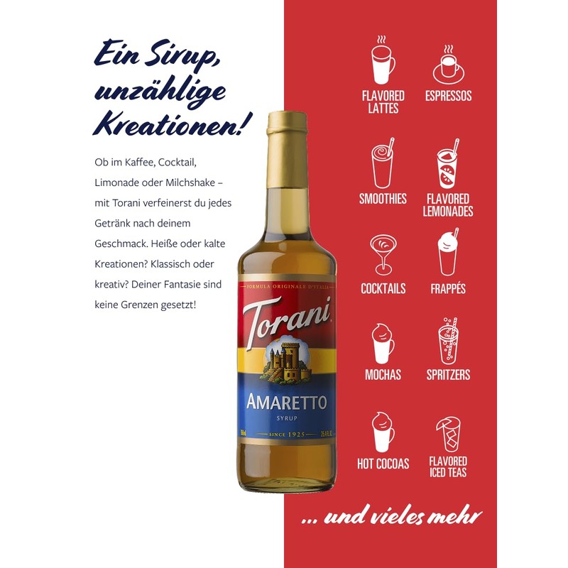 Torani Amaretto Syrup
