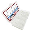 AIMUNOK 660 Pieces 8 Sizes White Nylon Washers Assortment Kit,
