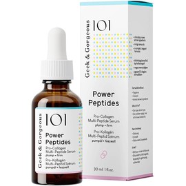 Geek & Gorgeous – Power Peptides – Sérum Cremoso Con Múltiples Péptidos – Para Una Piel Más Suave, Firme Y Con Mayor Elasticidad – Apto Para Todo Tipo De Piel – 30 Ml
