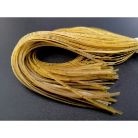 Big Hit Fly Co RUBBER SILICONE LEGS - Fly Tying Material - 5 COLORS Available - Sili Legs - NEW - Olive Black Flec