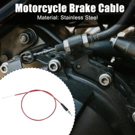 Red 50 Inch Mini Bike Throttle Cable for Predator 79cc 97cc 196cc 212cc Coleman CT100U CT200U CT200U-EX Baja Doodlebug DB30 Mb165 Mb20 MOTOVOX MBX10 MBX11 GX160 GX200 Pit Dirt Bike Parts, Levers