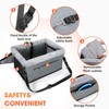 JOEJOY Deluxe Dog Booster Seat with Sturdy Metal Frame and