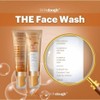 SKINdough Face Wash, Mild Gentle Cleanser with Built-in Brush, Sulfate-Free,