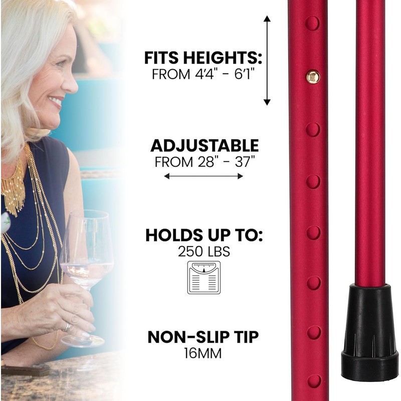 Royal RC Canes Stylish Walking Sticks – Rhinestone Collar Designer