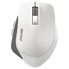 Buffalo BSMBB500LWH Premium Fit Mouse, Large, White