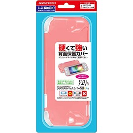 ニンテンドースイッチLite用本体背面保護カバー『クリスタルバックカバーSW Lite(クリアピンク)』 - Switch