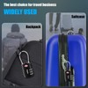 TSA Luggage Locks,3-Digit Security Padlock, [Newest Version][2 Packs] Diyife Combination