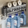 Hanging Wall Mount knife Wall Mount,Condiment Cup, Space-Saving Knife Rack