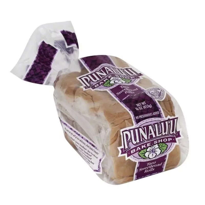Punalu'u Hawaii Punalu'u Bake Shop Taro Sweet Bread Dinner Rolls