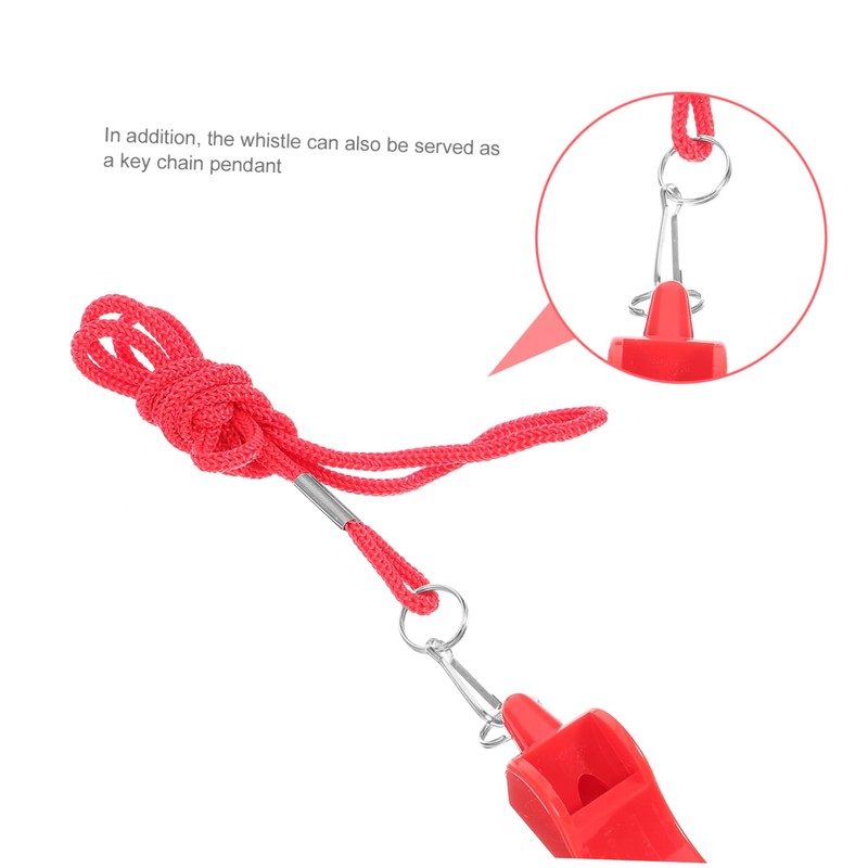 Kisangel Multipurpose Whistle Set 3pcs Car Keychain Whistle Pendant for