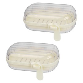 SHIDOW Travel Soap Case, Leakproof Soap Container with Lid, Portable Bar Soap Holder for Traveling, Soap Dishes for Bathroom, Shower, Gym, School, Camping, Outdoor