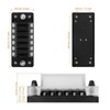Jtron 6 Way Car Fuse Box for ATO/ATC 1-20A Fuse